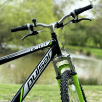 Dallingridge Pulsar Hardtail Mountain Bike, 26" Wheel - Black/Green - Image 11