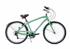Huffy Sienna Unisex Cruiser Bicycle, 27.5" Wheel - Flat Vintage Green