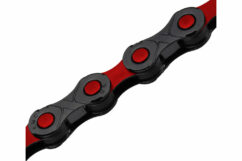 KMC Chain Diamond Like Coating 126 Link 12 Speed - Black/Red