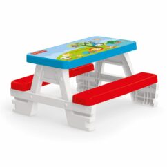 Dolu Fisher Price Picnic Table for 4 - White/Multi