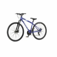 Coyote Alpine Gents Hybrid Bicycle, 700c Wheel, 21 Speed - Gloss Royal Blue - Image 4