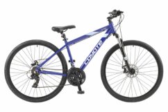 Coyote Alpine Gents Hybrid Bicycle, 700c Wheel, 21 Speed - Gloss Royal Blue