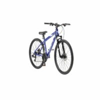 Coyote Alpine Gents Hybrid Bicycle, 700c Wheel, 21 Speed - Gloss Royal Blue - Image 3
