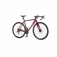 Coyote Granite Gravel Road Bike, 700c Wheel, 18 Speed - Gloss Burgundy - Image 2