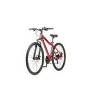 Coyote Alpine Ladies Hybrid Bicycle, 700c Wheel, 21 Speed - Metallic Red - Image 3