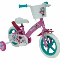 Huffy Disney Minnie Mouse 12" Kids Bike - Pink/Blue - Image 2