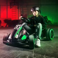 Xootz Comet Kids Electric Go Kart, 400w - Black - Image 4