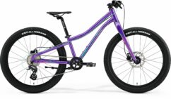 Merida Matts Jr. 24 Plus Junior Mountain Bike 2022, 24" Wheel - Gloss Purple/Teal
