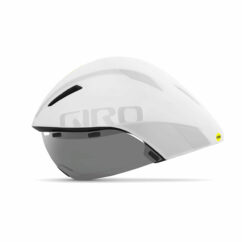 Giro Aerohead MIPS Road Bike Triathlon Helmet - White/Silver