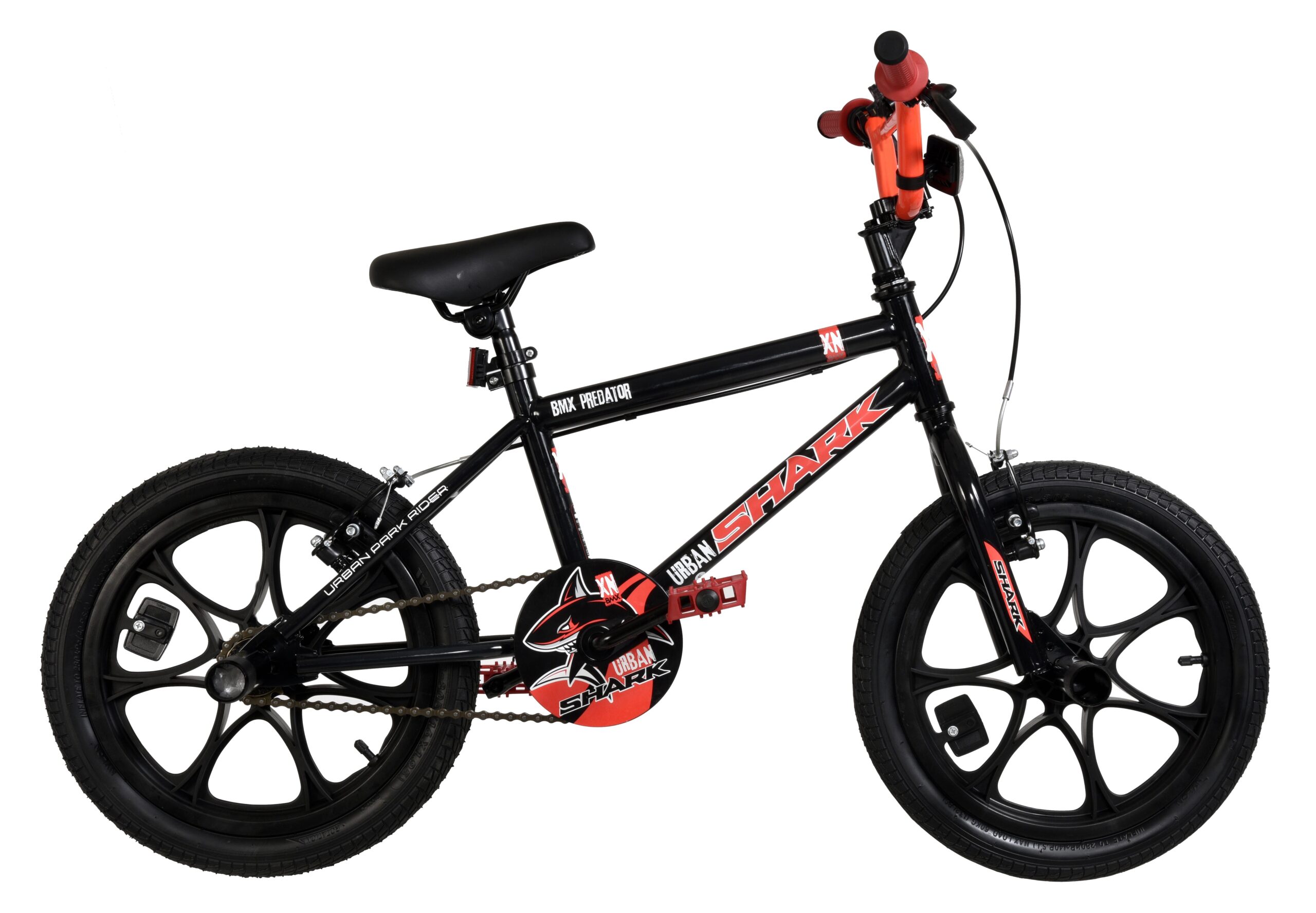 Imperfect XN Urban Shark Kids 16" BMX Bike - Gloss Black/Red