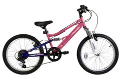 Imperfect Dallingridge Melody 20" Girls Full Suspension Mountain Bike - Pink/Blue