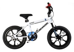 XN Urban Shark Kids 16" BMX Bike - Gloss White/Black