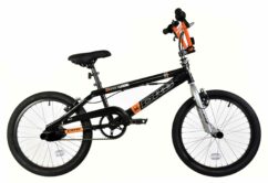 Dallingridge Legend 20" Freestyle BMX Bike w/ 360 Gyro - Gloss Black/Orange/Silver