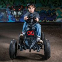 Xootz Venom Pedal Go Kart Ride-On Race Car - Black - Image 6