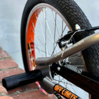 XN Area 44 20" Freestyle BMX Bike w/ 360 Gyro - Metallic Grey/Orange - Image 4