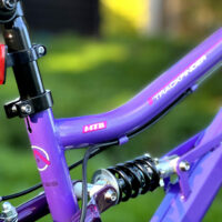 Basis Princess 20" Girls Full Suspension Mountain Bike - Pearl Purple/Pink - Image 3
