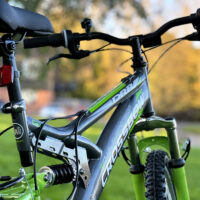 Dallingridge Crossbow Junior Full Suspension Mountain Bike, 24" Wheel - Graphite/Lime - Image 11