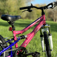Imperfect Dallingridge Melody 20" Girls Full Suspension Mountain Bike - Pink/Blue - Image 2
