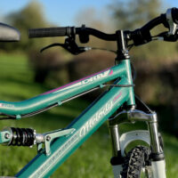 Dallingridge Melody 20" Girls Full Suspension Mountain Bike - Metallic Teal/White - Image 9