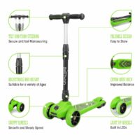 Xootz Scout Tri-Scooter - Green - Image 2