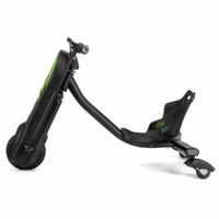 Xootz Typhoon Power Drift Trike Electric Ride On - Black/Green - Image 3