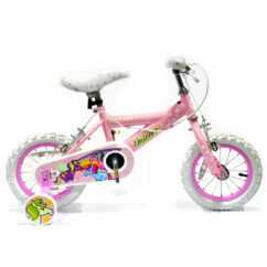 Concept Unicorn 12" Kids Bike - Pale Pink/White