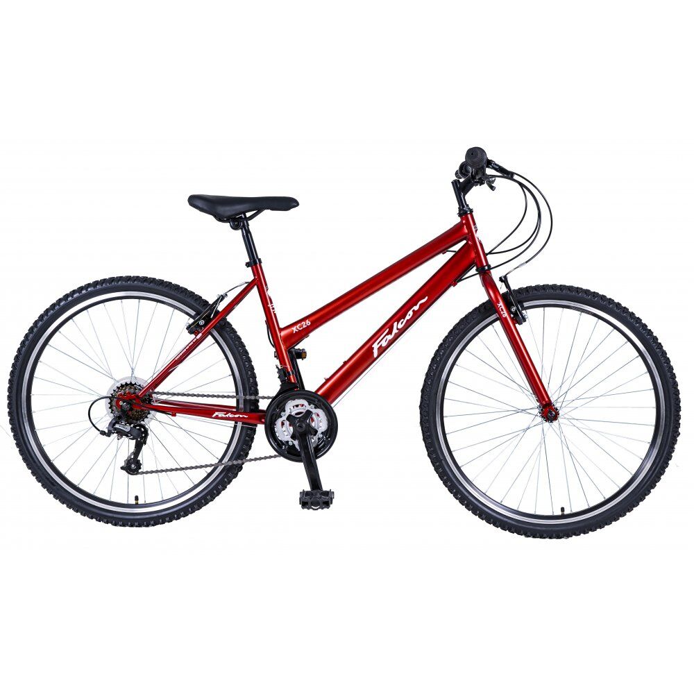 Falcon XC26 MTB Low Step 26" Wheel 17" Frame - Red