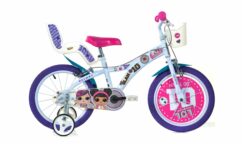 Dino LOL Surprise 14in Bike - White