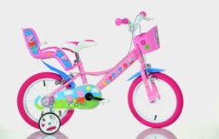 Dino Peppa Pig 16in Bike - Pink