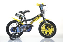 Dino Batman 14in Bike - Black/Yellow