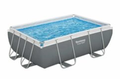 Bestway Power Steel 9'3" x 6'5" x 33"/2.82m x 1.96m x 84cm Rectangular Pool Set
