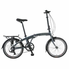 Dawes Kingpin Folding Bicycle, 20" Wheel, 7 Speed - Grey