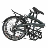 Dawes Kingpin Folding Bicycle, 20" Wheel, 7 Speed - Grey - Image 3