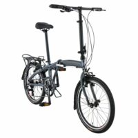 Dawes Kingpin Folding Bicycle, 20" Wheel, 7 Speed - Grey - Image 2