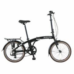 Dawes Jack Folding Bicycle, 20" Wheel, 6 Speed - Black