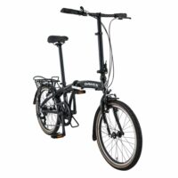 Dawes Jack Folding Bicycle, 20" Wheel, 6 Speed - Black - Image 3