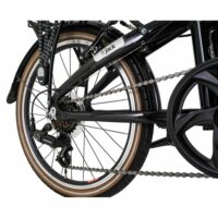 Dawes Jack Folding Bicycle, 20" Wheel, 6 Speed - Black - Image 4
