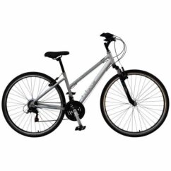 Claud Butler Explorer 1.0 Low Step Hybrid Bike 18 Speed - 700c - Silver
