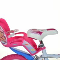 Dino Alyssa 14" Kids Bike - White/Pink - Image 3