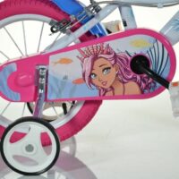 Dino Alyssa 16" Kids Bike - White/Pink - Image 2