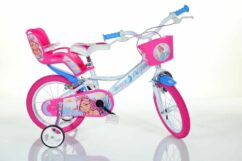 Dino Alyssa 16" Kids Bike - White/Pink