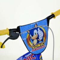Dino Sonic Kids 12" Wheel Bike - Blue/Yellow - Image 4