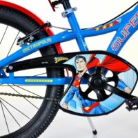 Dino Superman Kids 20" Wheel Bike - Blue/Red - Image 2