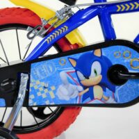 Dino Sonic Kids 14" Wheel Bike - Blue/Yellow - Image 2