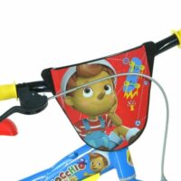 Dino Pinocchio Kids 12" Wheel Bike - Blue/Red/Yellow - Image 4