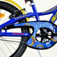 Dino Sonic Kids 20" Wheel Bike - Blue/Yellow - Image 2