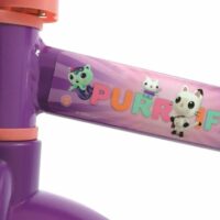 Gabby's Dollhouse 2-in-1 10" Training Bike - Purple - Image 4