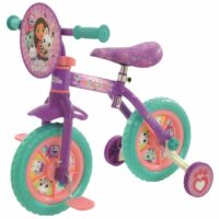 Gabby's Dollhouse 2-in-1 10" Training Bike - Purple - Image 2