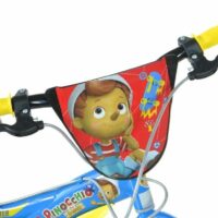 Dino Pinocchio Kids 14" Wheel Bike - Blue/Red/Yellow - Image 5