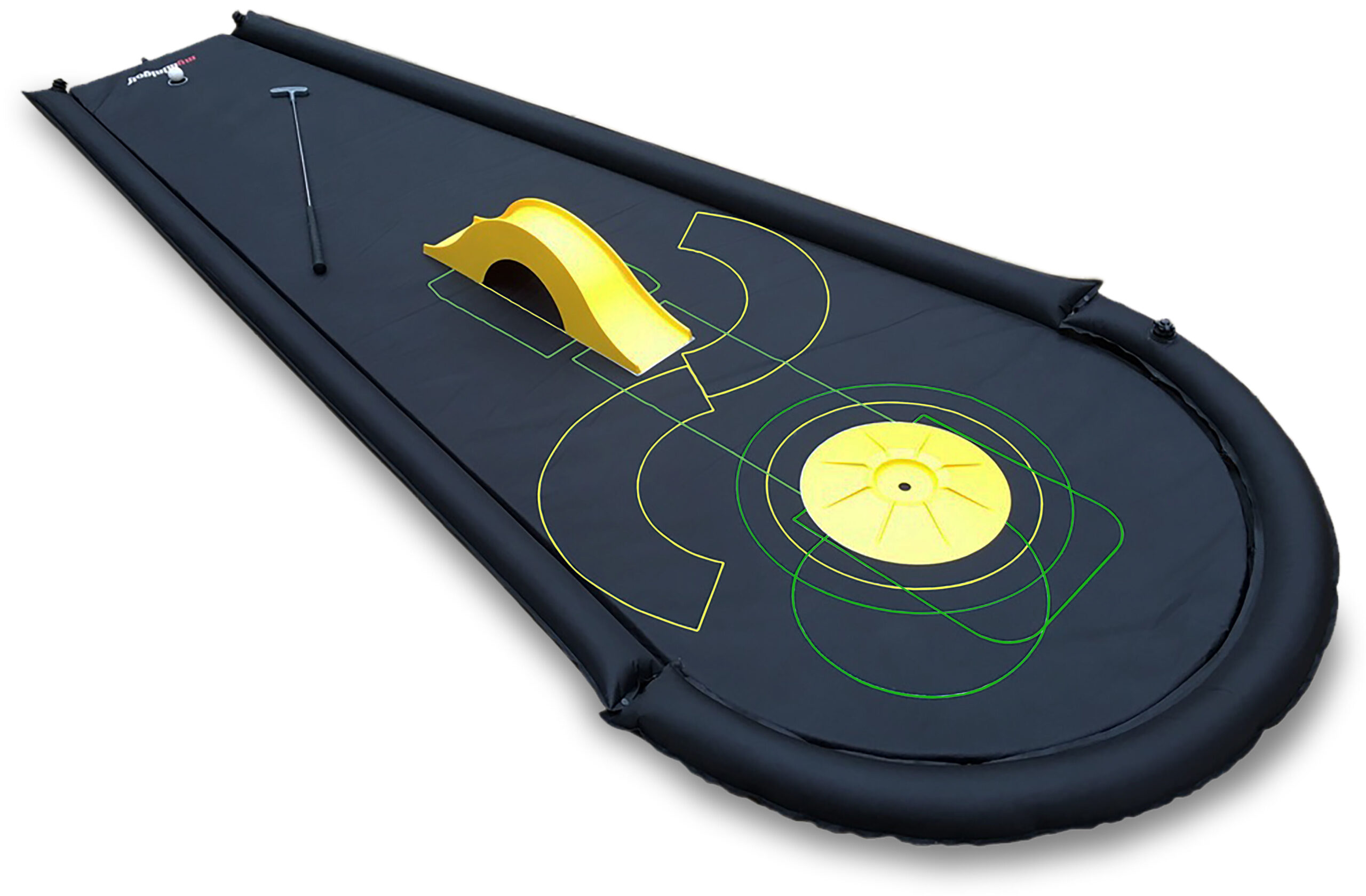 My Mini Golf Set Airtrack - Inflatable Crazy Golf Obstacle Set